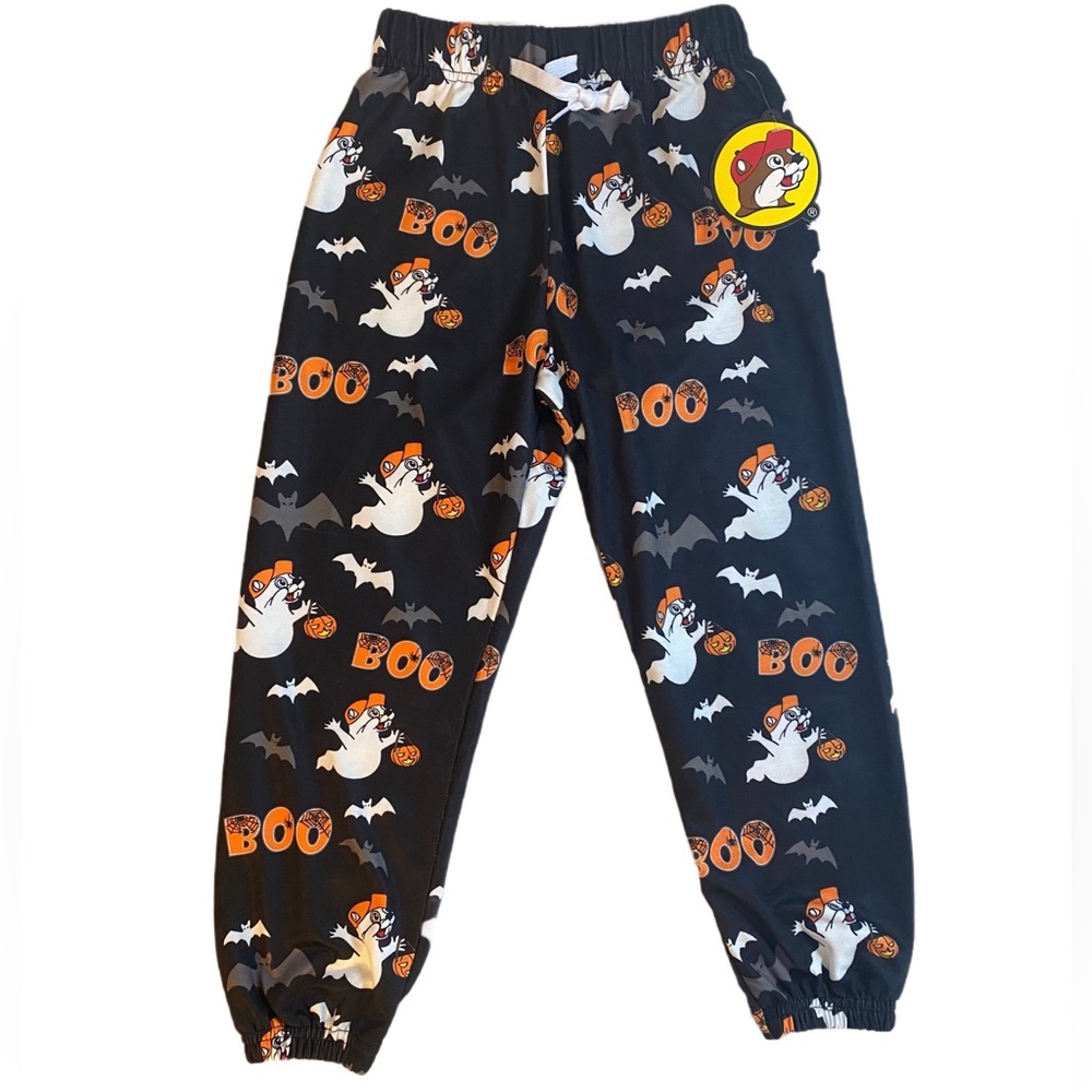 NWT Buc-ees Boo Crew Glow In The Dark T-Shirt & Joggers Size XS - Picture 4 of 10